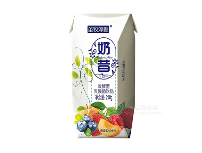 圣牧淳甄奶昔发酵型乳酸菌饮品210g